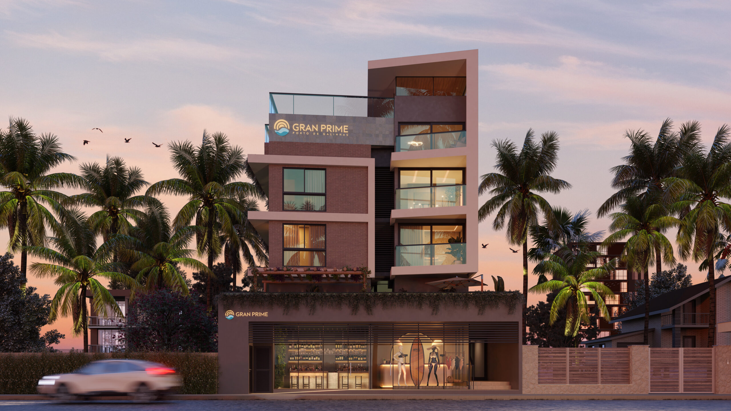 EDF. GRAN PRIME - FACHADA FIM DE TARDE