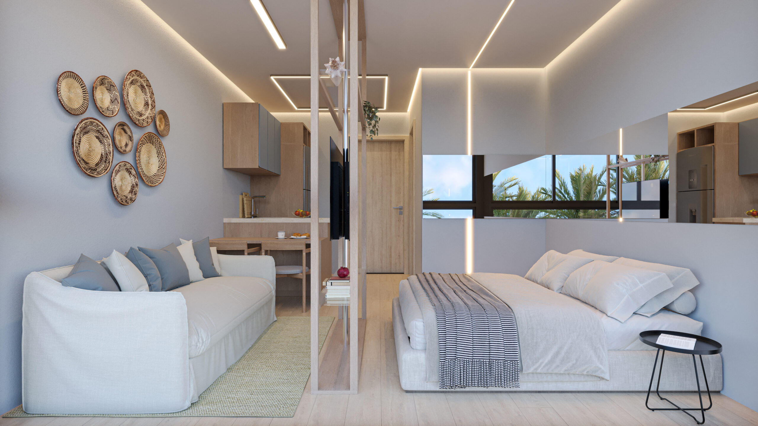 EDF. GRAN PRIME - STUDIO SEM VARANDA - SALA